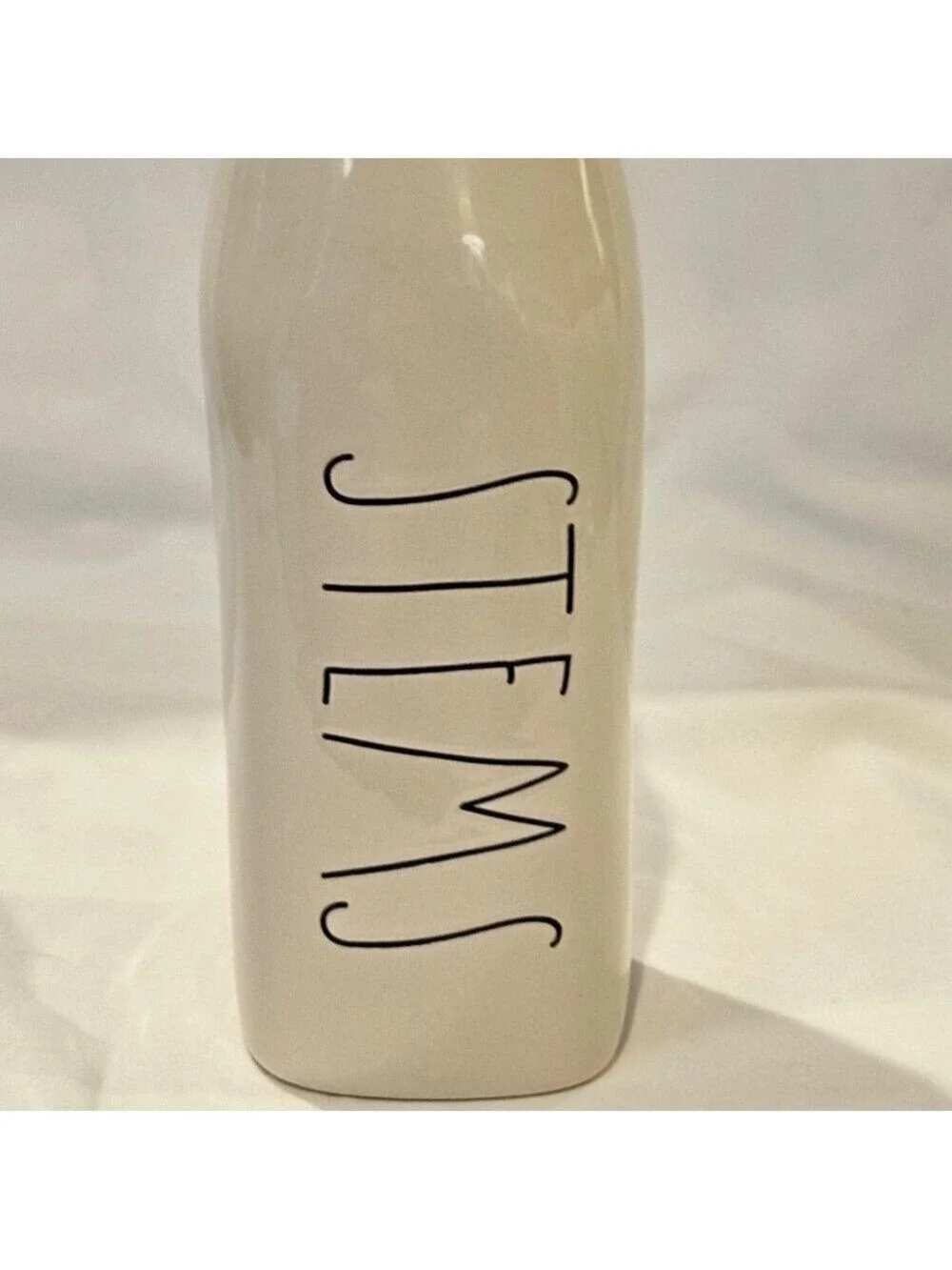 Rae Dunn Stems Milk Bottle Vase Ceramic Artisan Magenta Minimalist Decor Gift